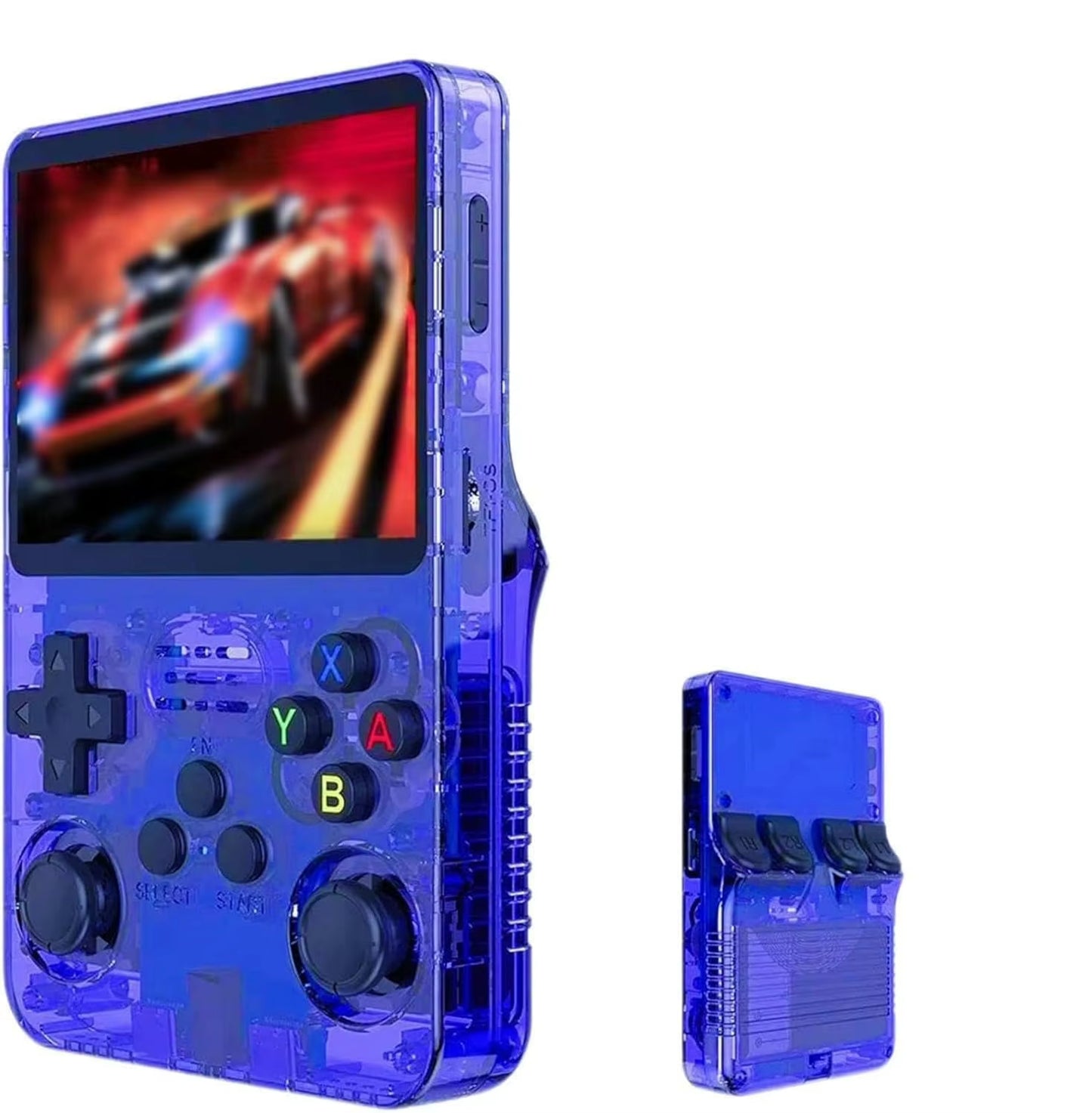 Unleash Nostalgia with the R36S Retro Handheld Game Console - Portable 3.5 Inch IPS Screen, 64GB Storage, and 15000+ Classic Games!