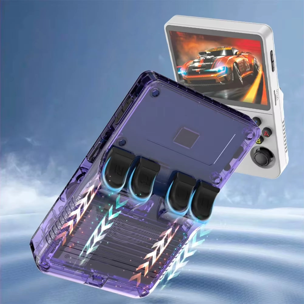 Unleash Nostalgia with the R36S Retro Handheld Game Console - Portable 3.5 Inch IPS Screen, 64GB Storage, and 15000+ Classic Games!