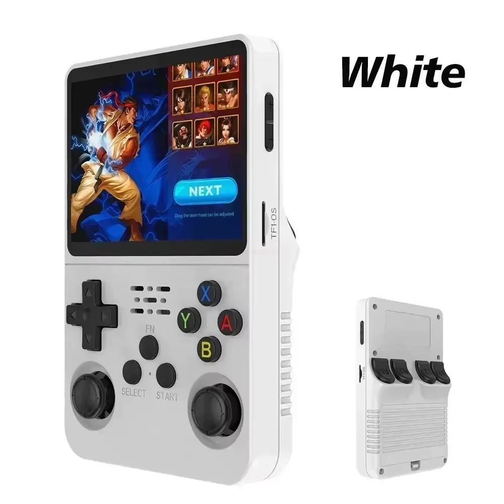 Unleash Nostalgia with the R36S Retro Handheld Game Console - Portable 3.5 Inch IPS Screen, 64GB Storage, and 15000+ Classic Games!